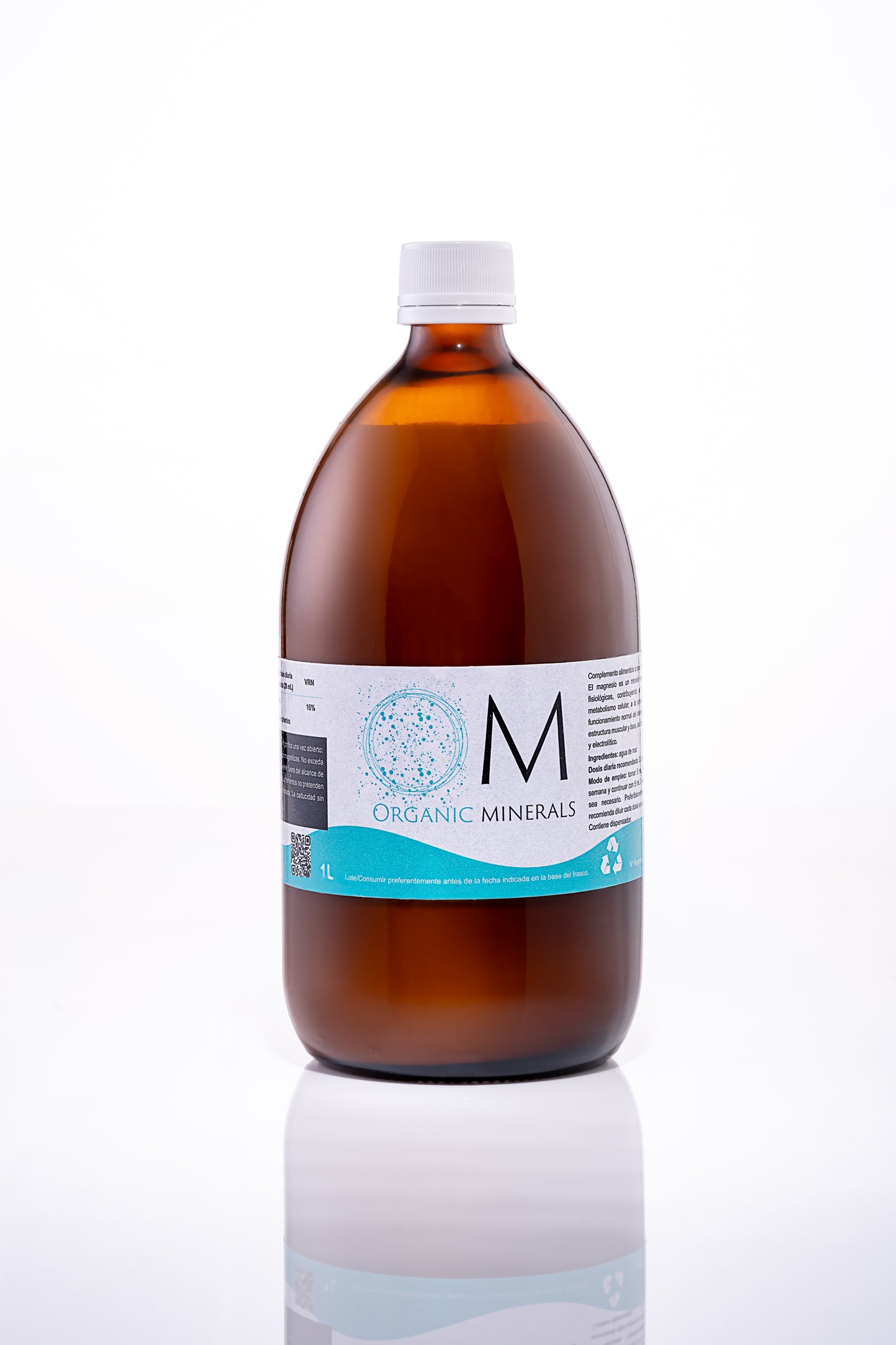 Ormus Organic Minerals 1 L, Ormus Puro Premium, Concentrado, Minerales marinos, Oligoelementos, Monoatomicos, 1 Unidad