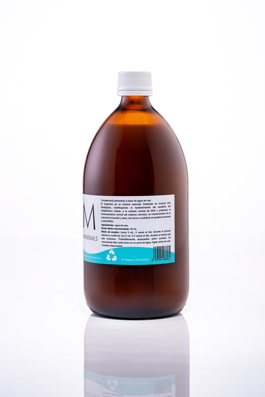 Ormus Organic Minerals 1 L, Ormus Puro Premium, Concentrado, Minerales marinos, Oligoelementos, Monoatomicos, 1 Unidad