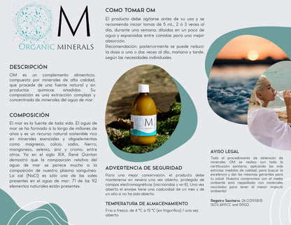 Ormus Organic Minerals 500 mL, Ormus Puro Premium, Concentrado, Minerales marinos, Oligoelementos, Monoatomicos, 1 Unidad