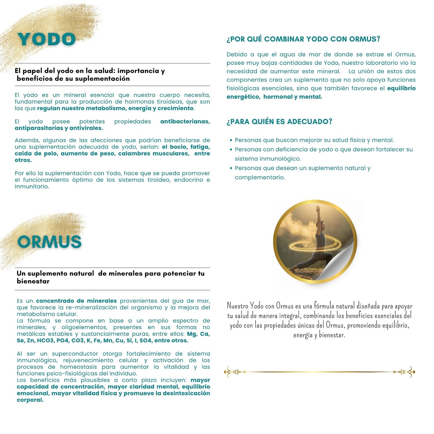 Yodo con Ormus y la importancia del Yodo.