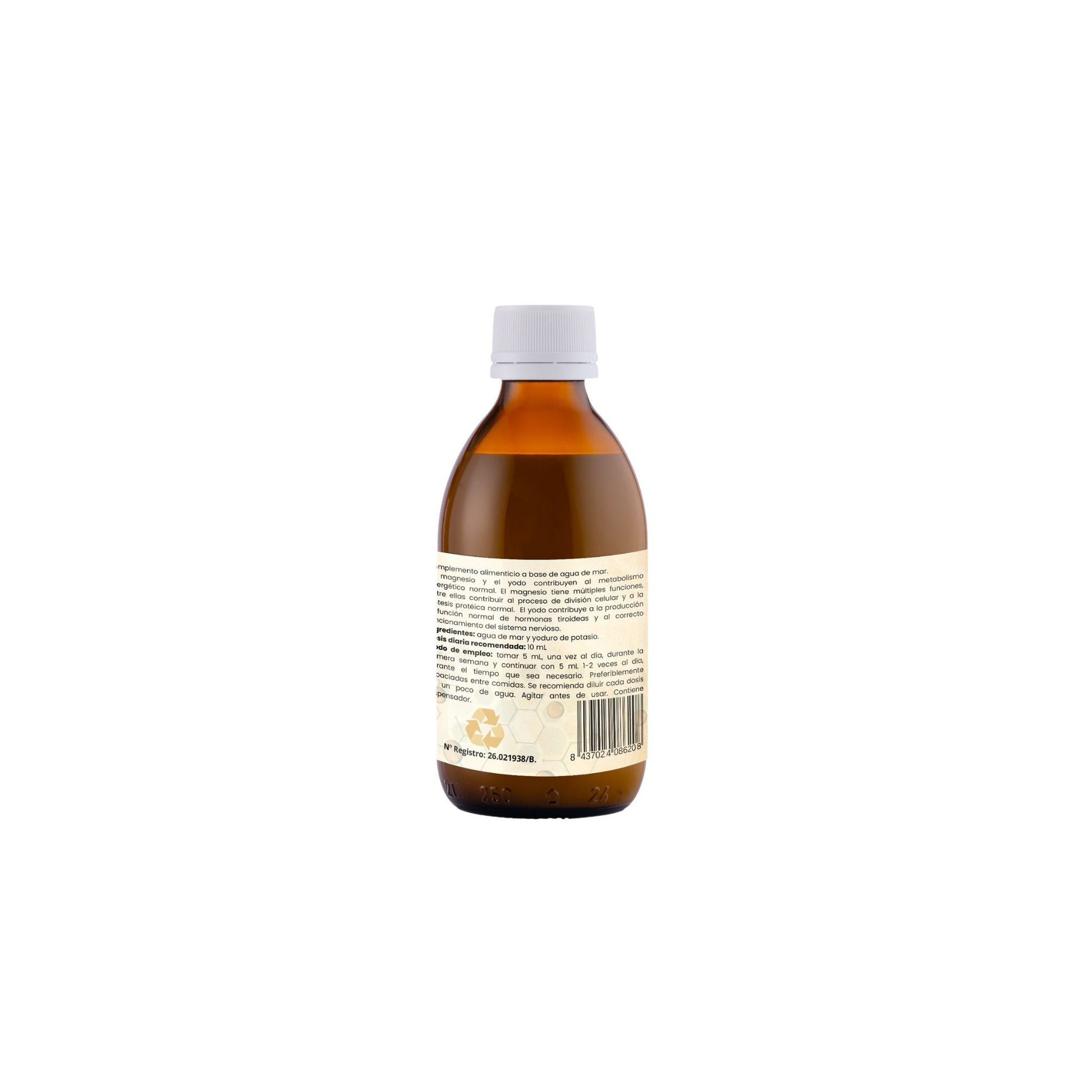 Bote de Ormus Marino Puro + Yodo - OM Organic Minerals - 250 mL