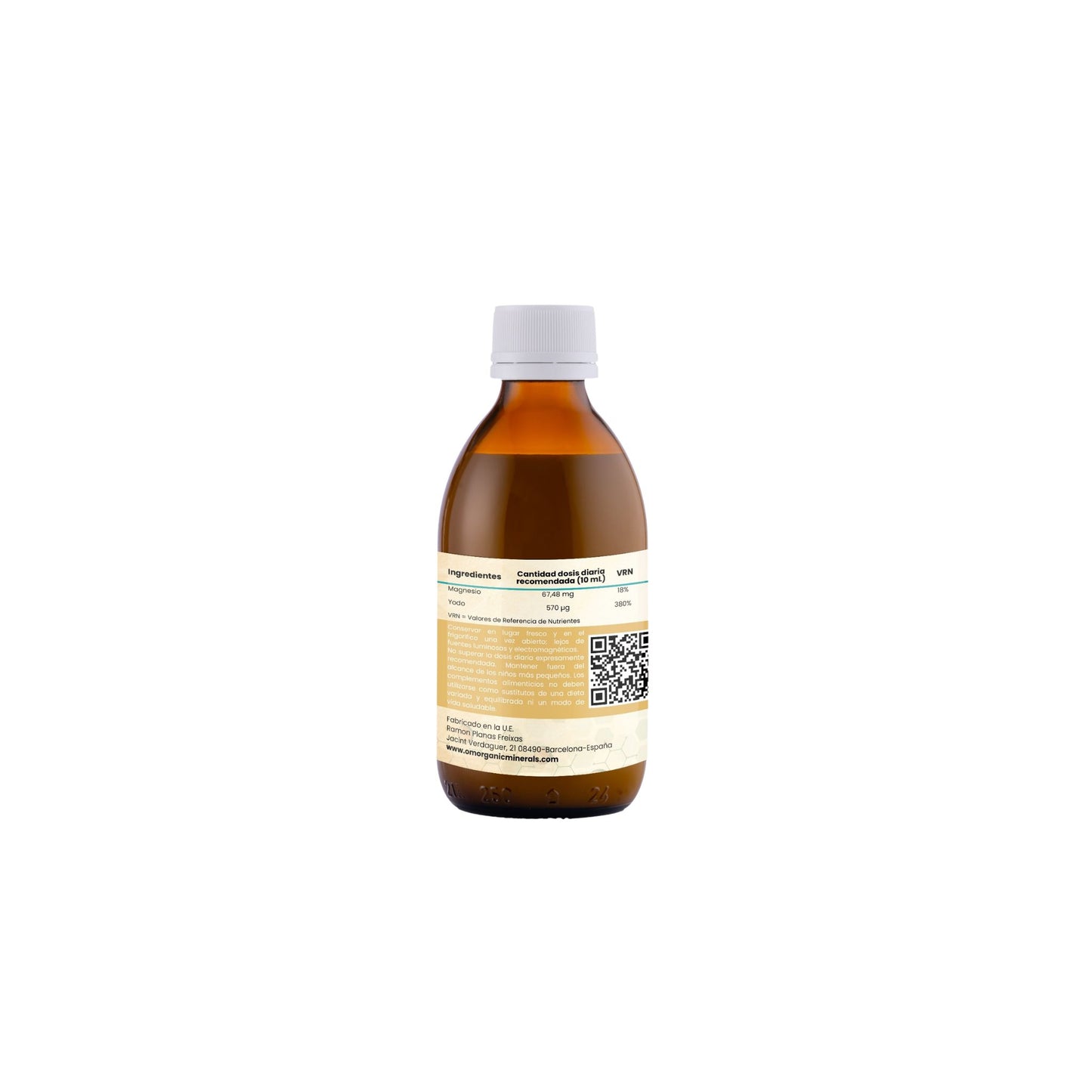 Bote de Ormus Marino Puro + Yodo - OM Organic Minerals - 250 mL